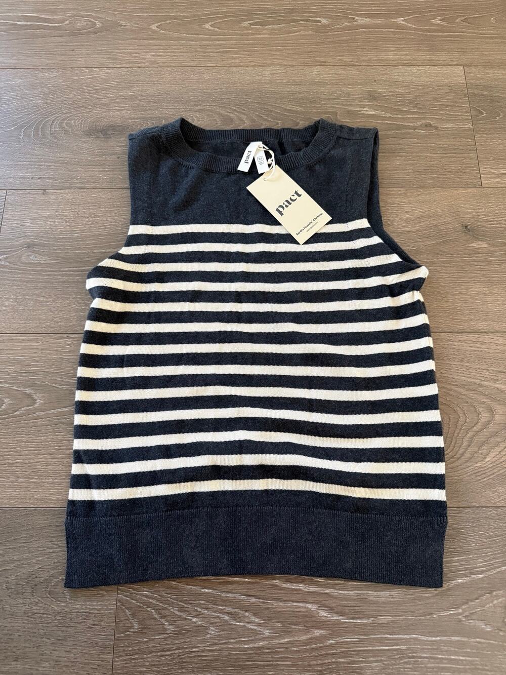 Pact NEW Classic Fine Knit Shell Fall Winter Layered Classic